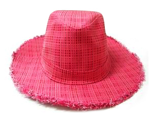 粉紅牛仔帽
